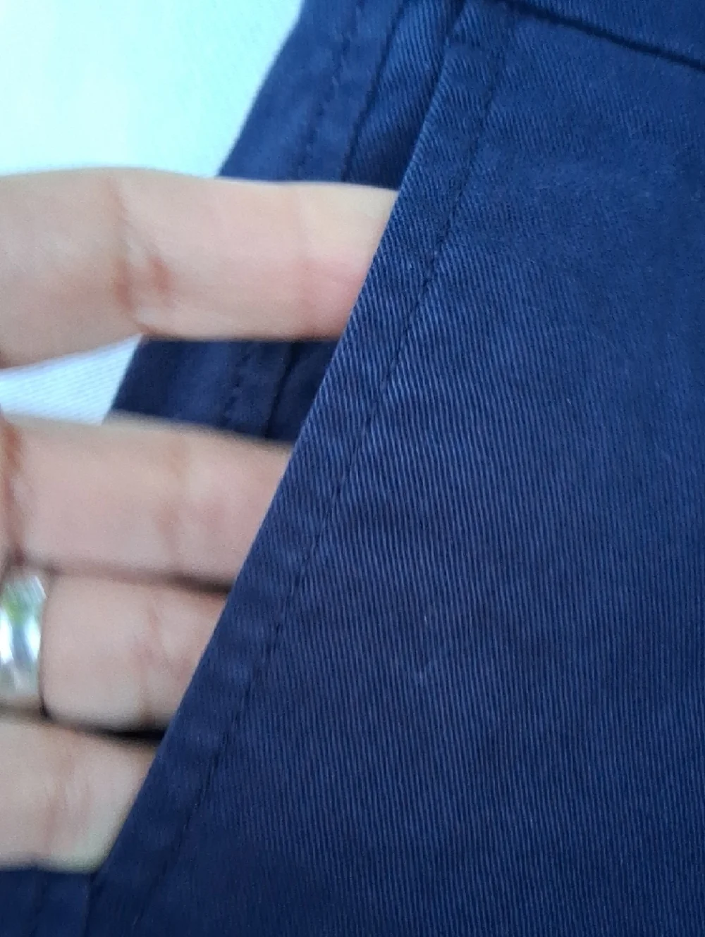 J. Crew Factory Dark Navy Women's Chino‎ Bermuda Shorts